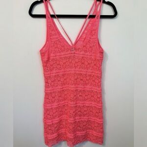 💋EXPRESS Intimates hot pink sleepwear lace tank top💋